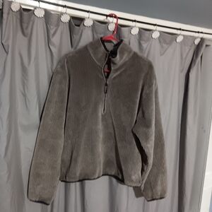 Woolrich Gray Fleece Pullover Size Medium